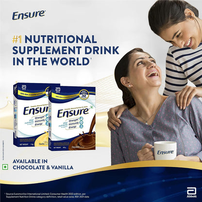 Ensure Nutritional Powder Vanilla Flavour - 400 gm - Refill Pack