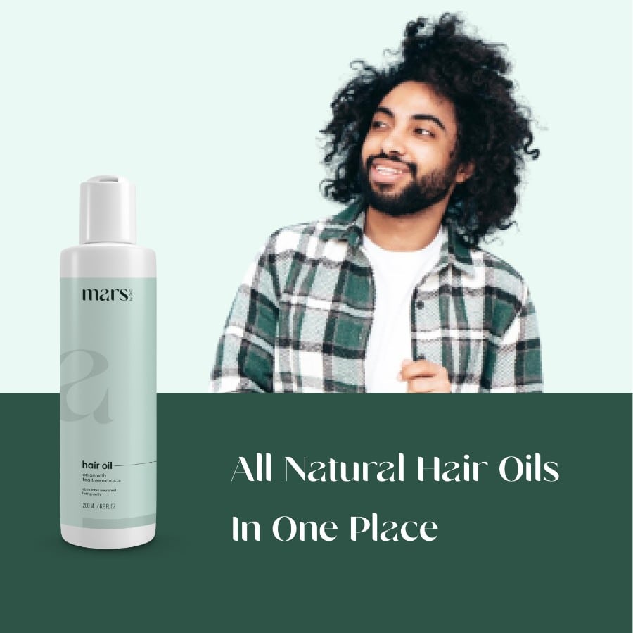 Mars by GHC Hair Oil with Onion & Bhringraj Extracts - 200 ml