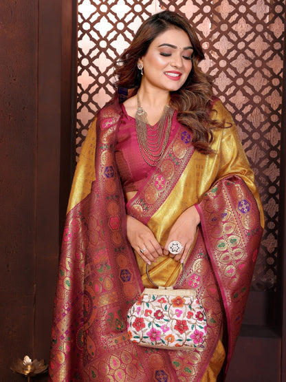 Anaita Banarasi Tissue Silk Saree