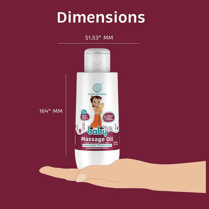 Khadi Natural Baby Massage Oil with Vitamin E & Olive -150 ml