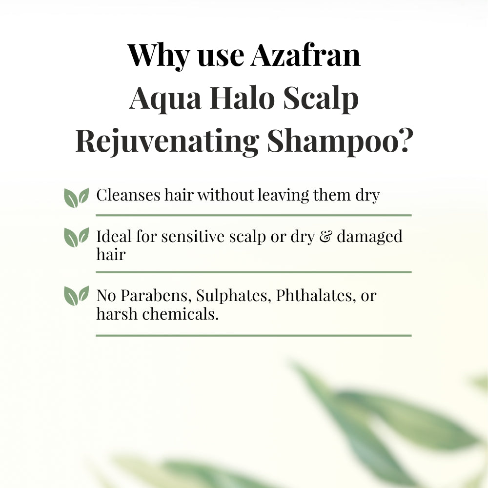 Azafran Aqua Halo Scalp Rejuvenating Shampoo
