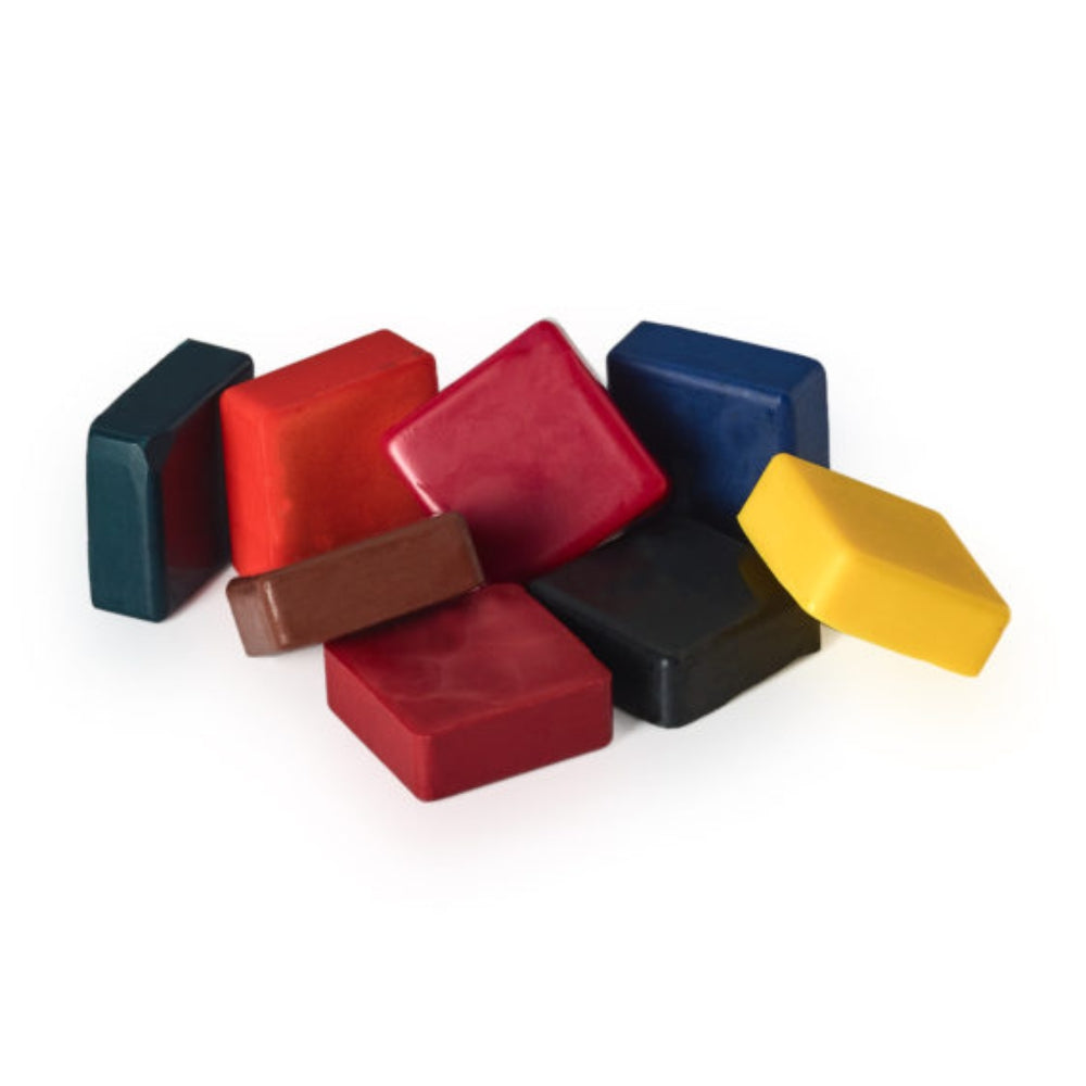 Azafran Organic Block Crayons (8 Colors) - 120 gms