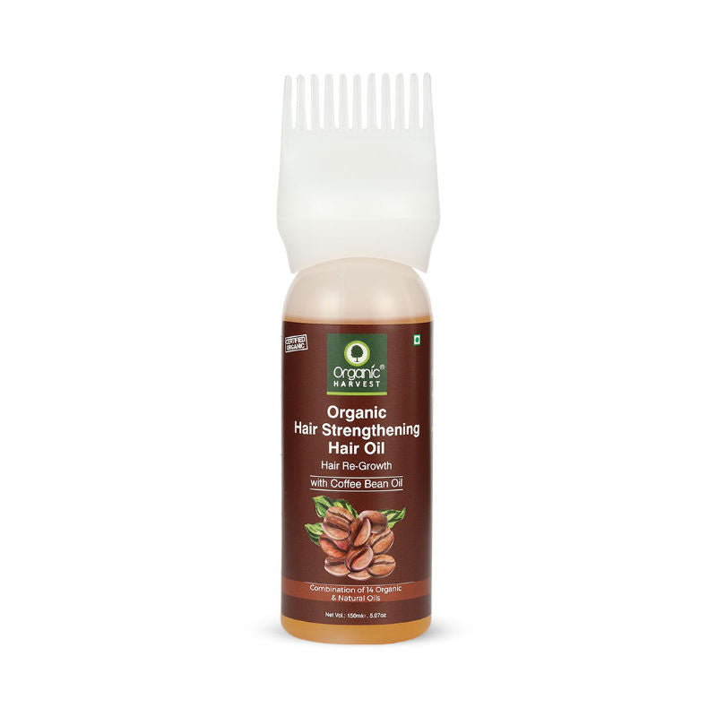 Organic Harvest Organic Hair Strengthening Hair Oil Hair Re-Growth With Coffee Bean Oil - 150 ml