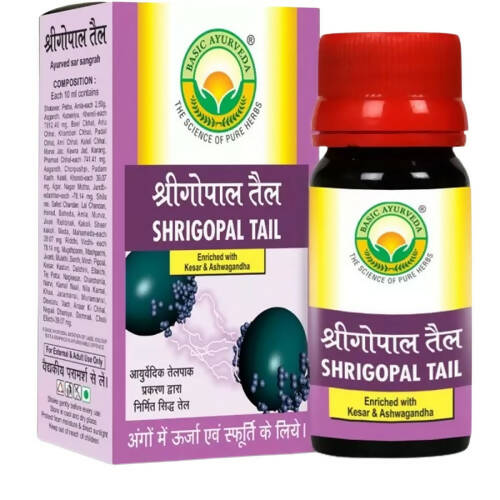 basic ayurveda shri gopal tail - 30 ml