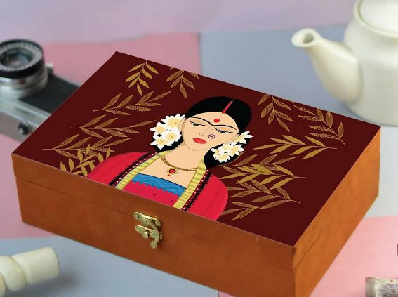 Collectibles India Wood Gift Box