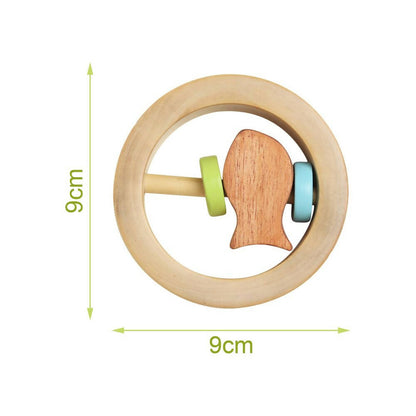 Matoyi Rattles Combo For Kids - (Trapezium & Fish)