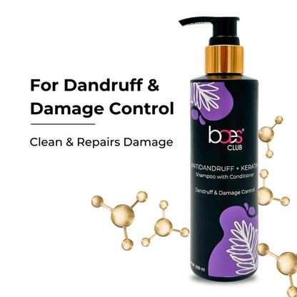 Baes Club Anti Dandruff + Keratin Shampoo