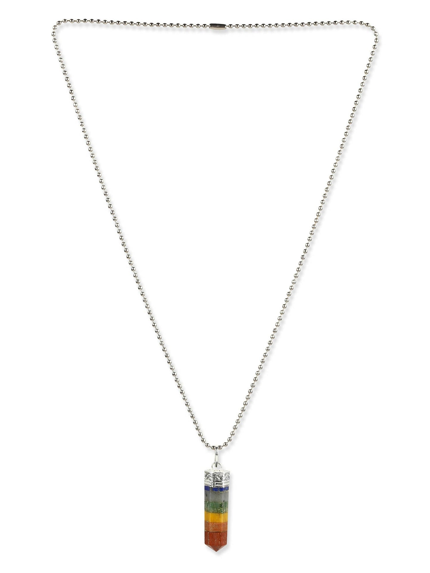 Silver-Plated Necklace - Ruby Raang