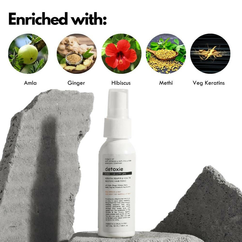 Detoxie Keratin Reapir & Health Restore Hair Tonic - 50 ml