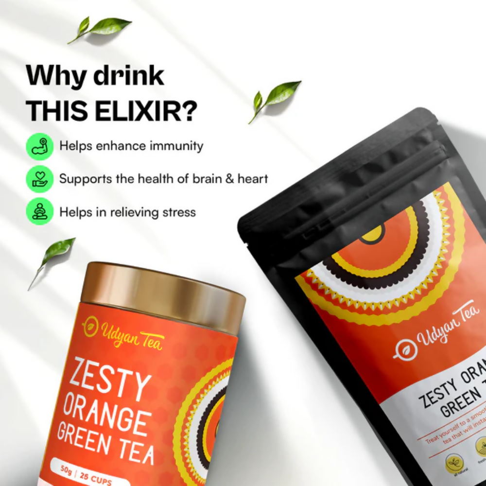 Udyan Tea Zesty Orange Green Tea