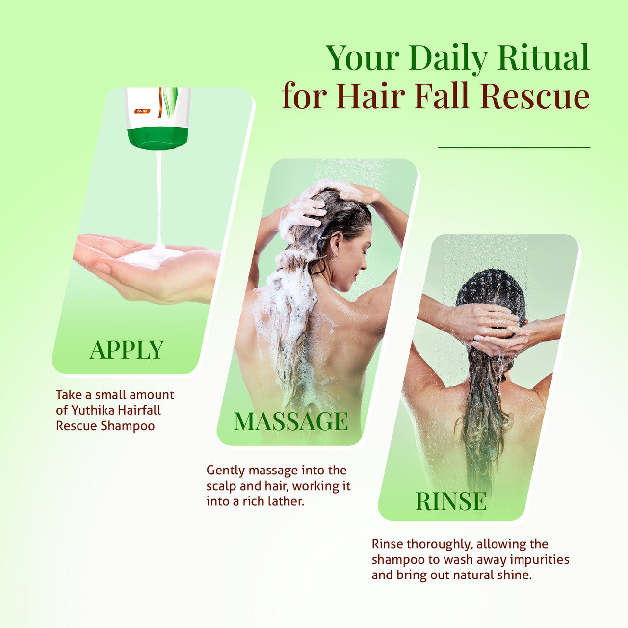 Yuthika Naturals Total Nourishing Hair Fall Rescue Shampoo