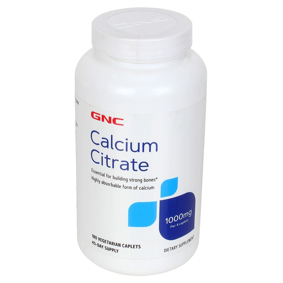 GNC Calcium Citrate Vegetarian Capsules – 180 Caps