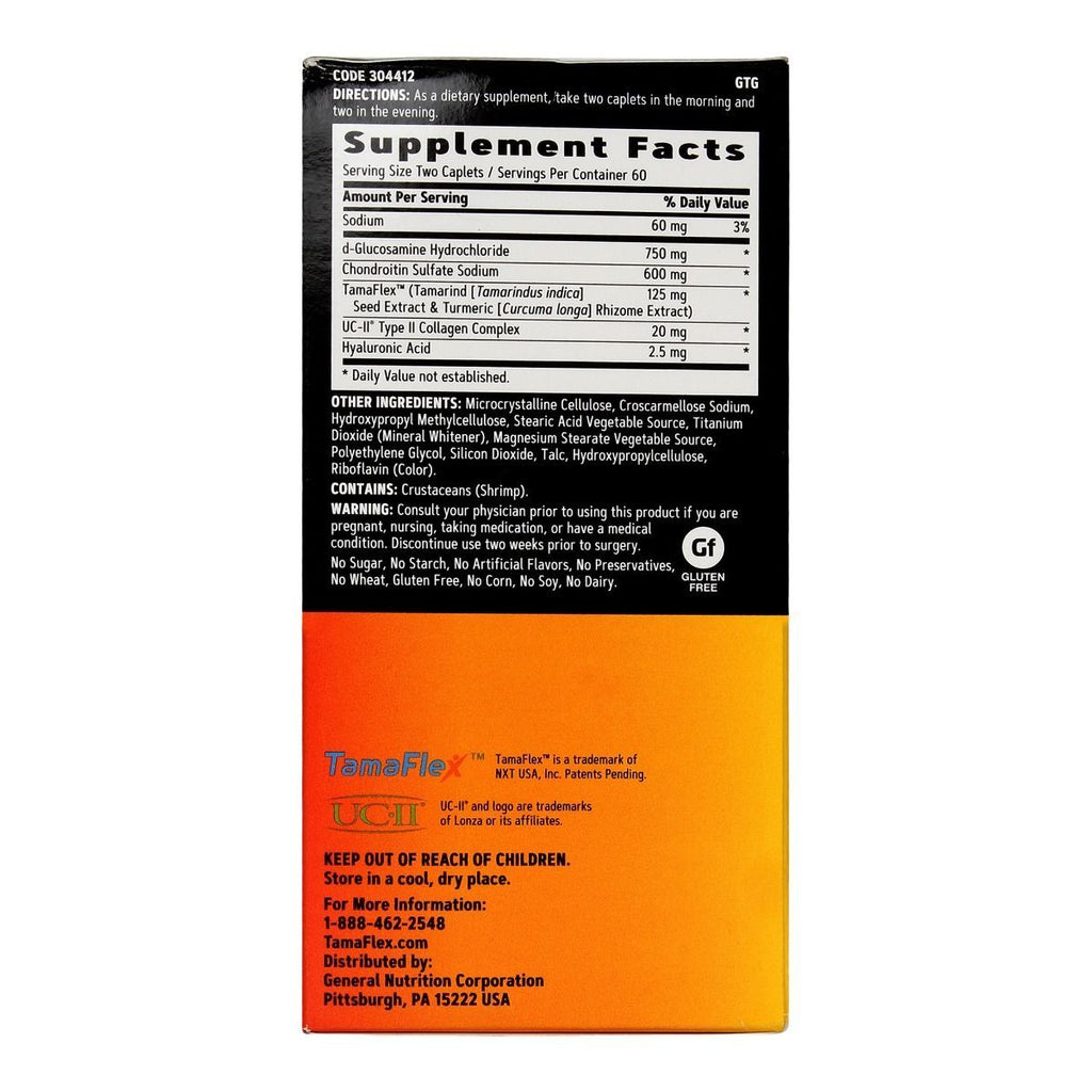 GNC TamaFlex Complete Proven Joint Support - 120 tabs