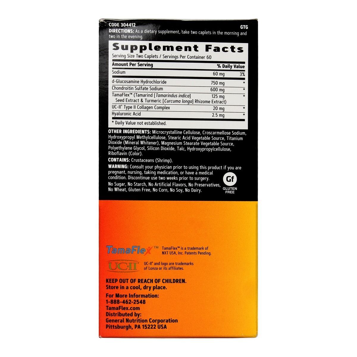 GNC TamaFlex Complete Proven Joint Support - 120 tabs