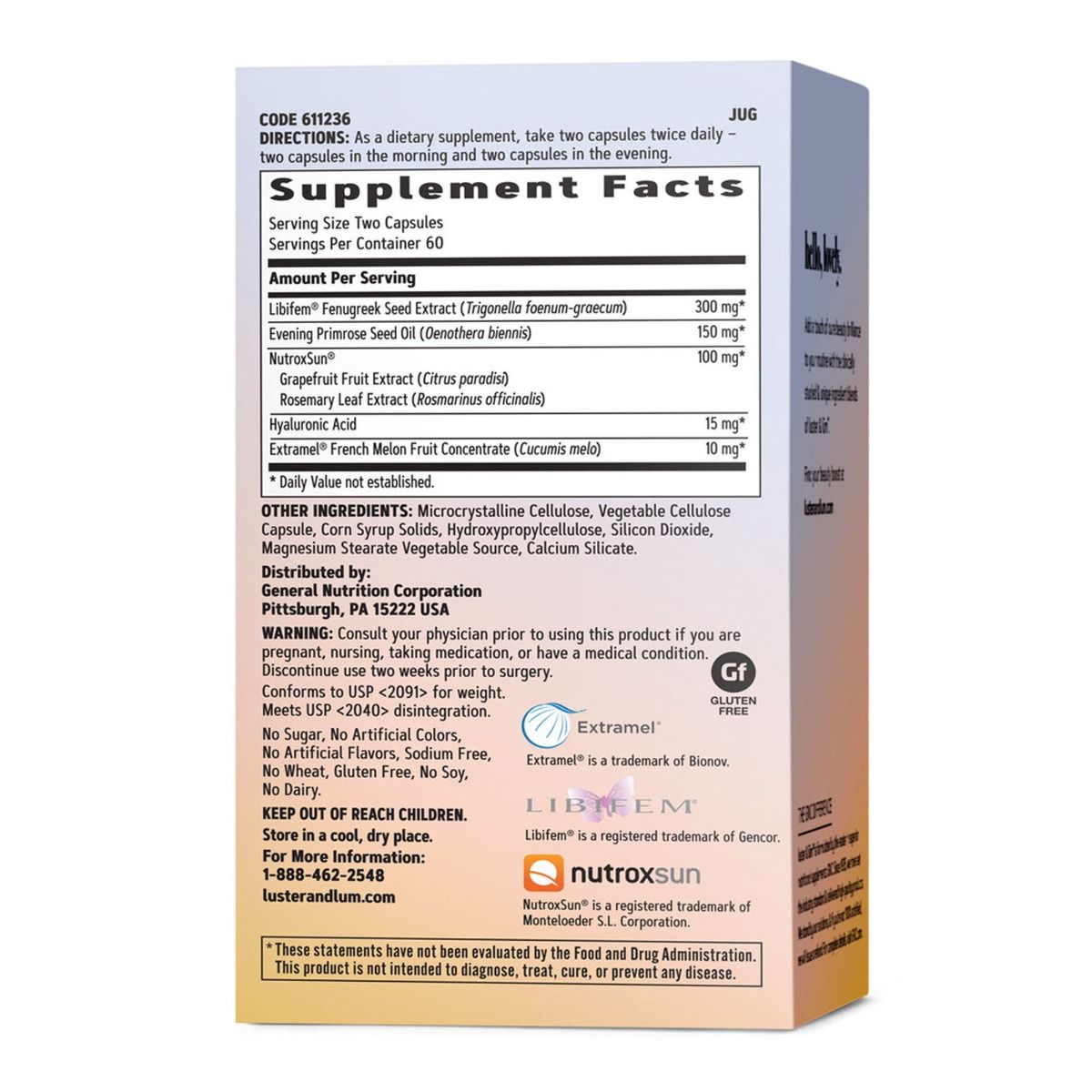 GNC Herbal Botanical Capsules – 120 Caps