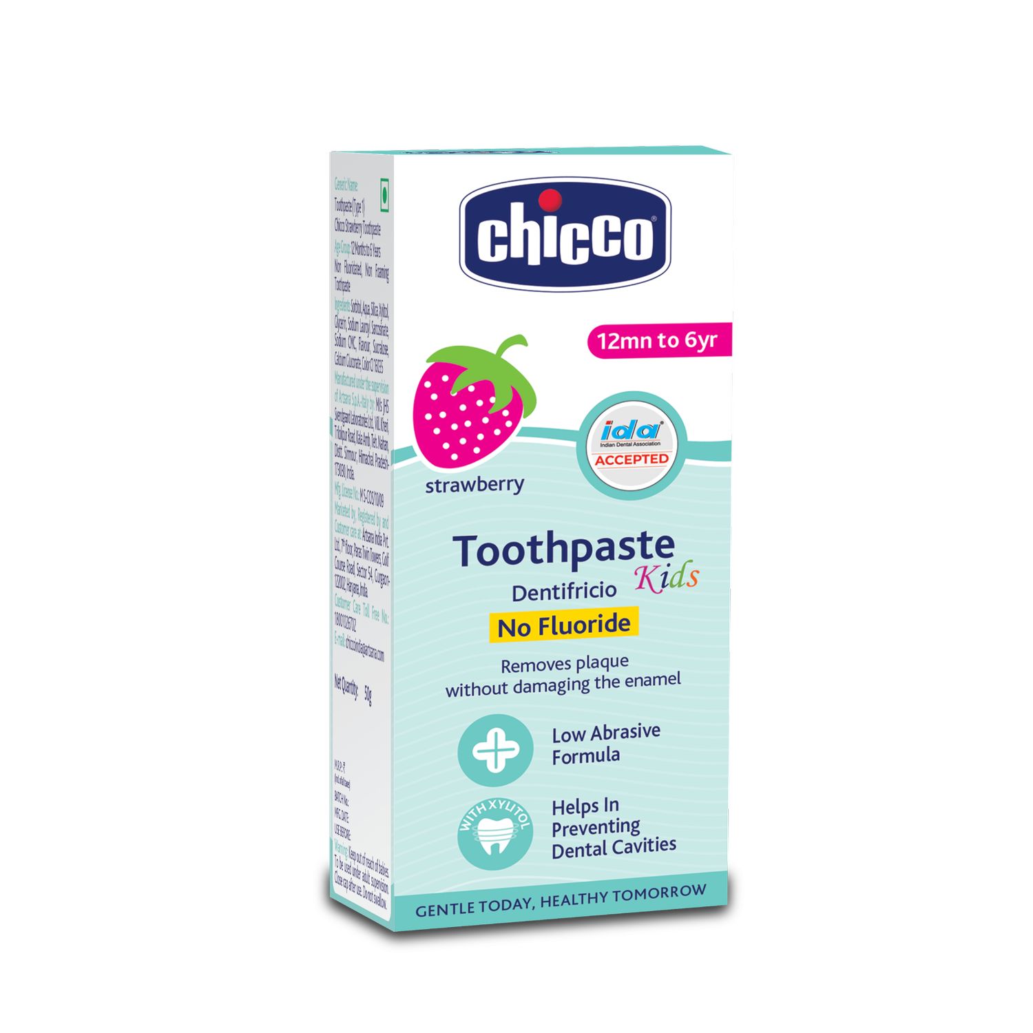 Chicco Dentifricio Toothpaste For 12+ Months Kids