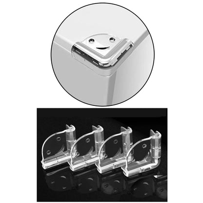 Safe-O-Kid Corner Guards/Cushions/Bumpers/Protector For Child Safety & Babyproofing, Smiley-Shaped, Transparent