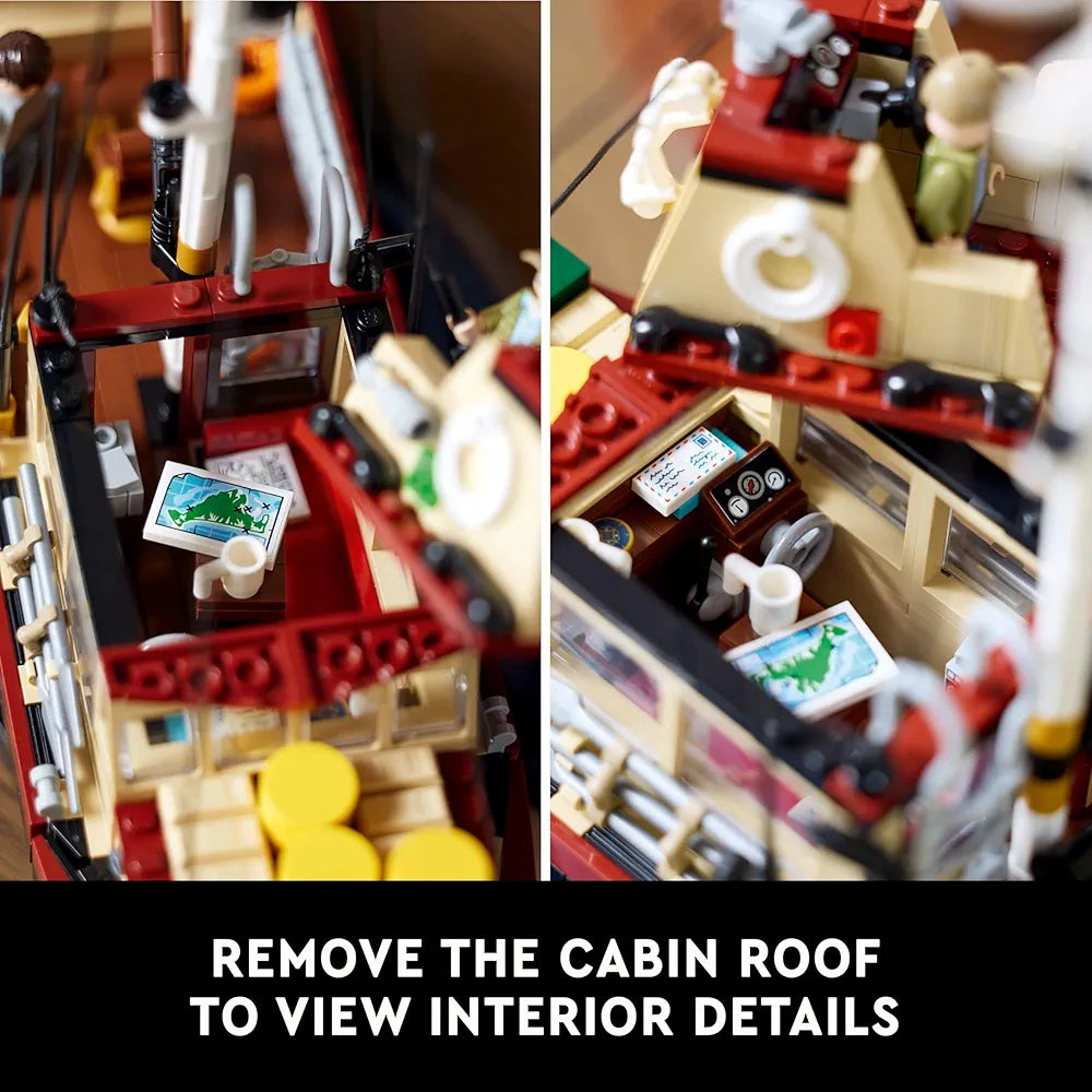 Lego Ideas Jaws, Shark Gift for Adults 21350