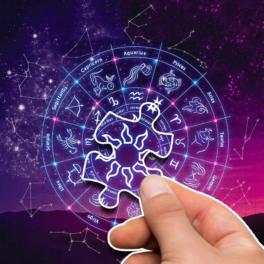 Hello Friend Zodiac Constellations Jigsaw Puzzle 1000 Piece Puzzle Astrology & Star Map Brain Game
