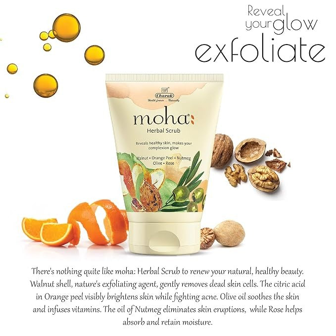 moha: Herbal Face Scrub - 100 gms