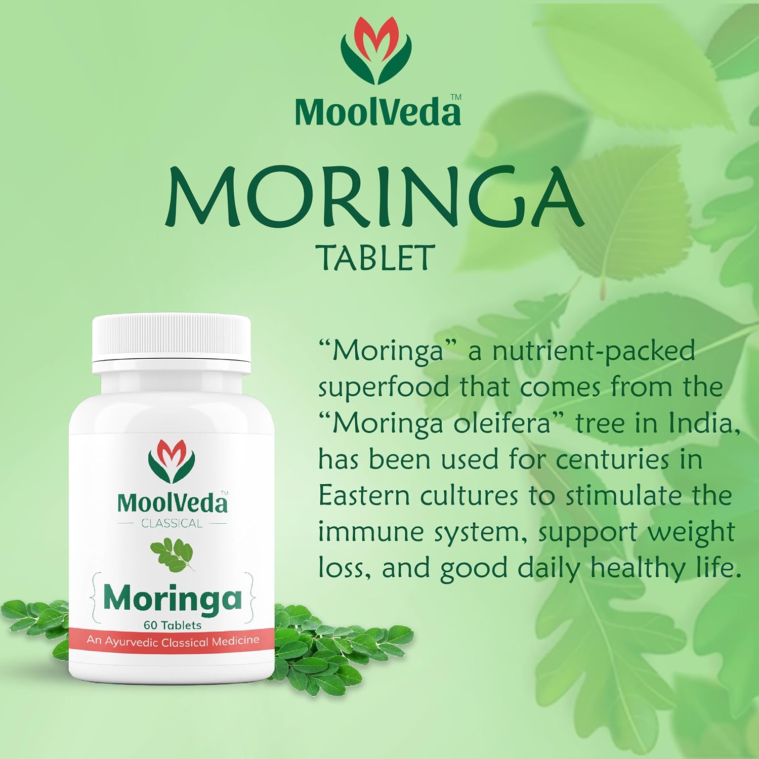 Moolveda Moringa - 60 tabs