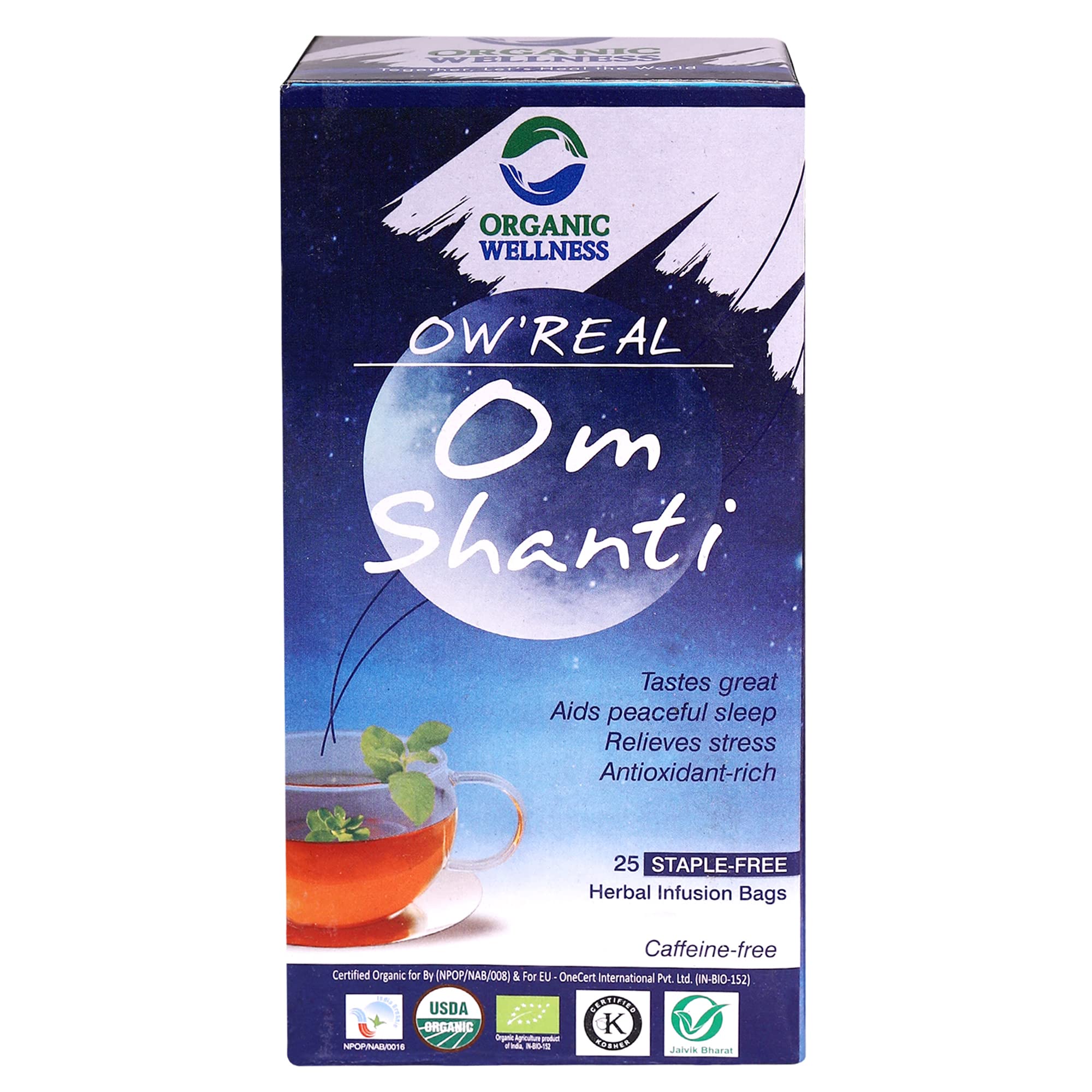 Organic Wellness Om Shanti - 25 Teabags