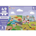 Popcorn Games & Puzzles Seasons 49 Piece Kids Jigsaw Game Puzzle Science Educational Toys