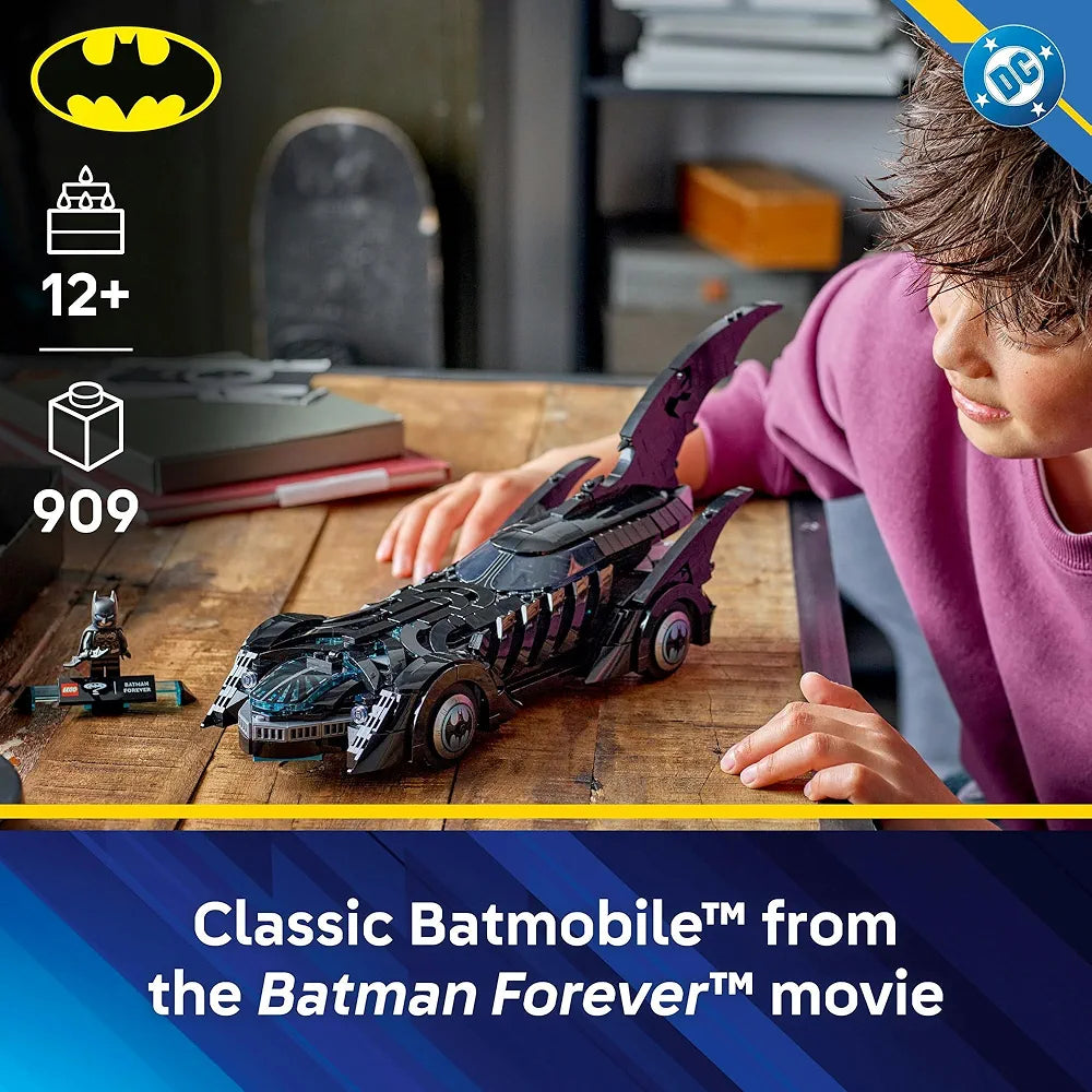 Lego DC Batman: Batman Forever Batmobile Super Hero Toy for Kids 76304 Building Blocks Toys for 12+ Gift for Boys and Girls