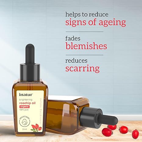 Inatur Rosehip Oil Pure Cold Pressed - 30 ml