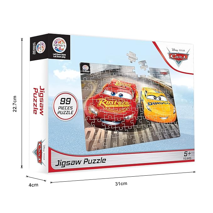 Ratna's 99 Pieces Disney & Marvel Series Jigsaw Puzzle for Kids | Puzzle | Disney Car