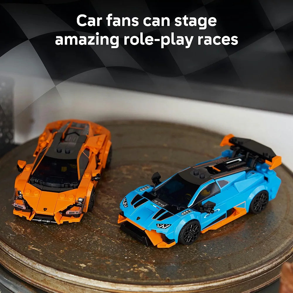 Lego Speed Champions Lamborghini Revuelto & Huracan STO 77238 Building Blocks Toys for 10+ Gift for Boys and Girls
