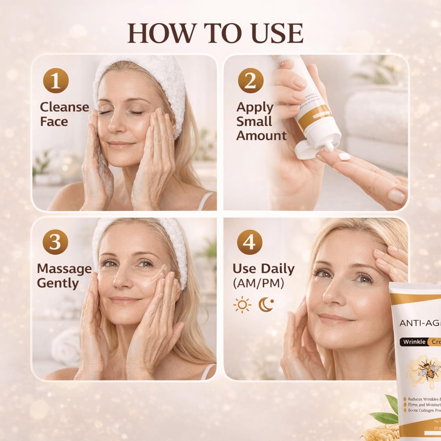 DIYORA Botoxmix Anti-Aging Wrinkle-Lift Tightening Cream 50gm | Reduces Fine Lines & Wrinkles | Skin Tightening & Firming Cream | Hydrating & Nourishing Face Cream for Youthful Glowing Skin | For Men & Women