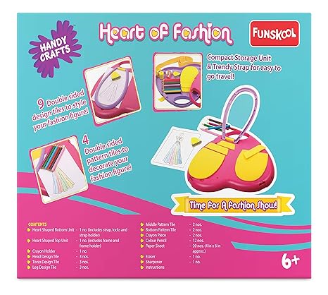 Funskool Handycrafts Heart of Fashion Fashion Designing Kit