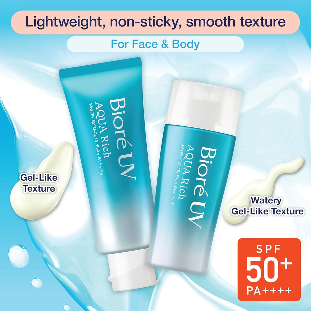 BiorÃ© KAO Uv Aqua Rich Watery Essence All Skin Type Sunscreen Spf 50+ Pa++++, 50G