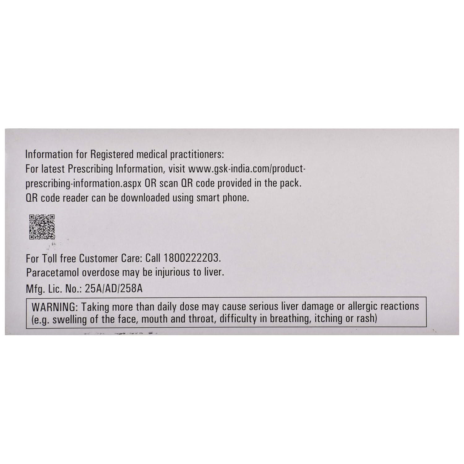 Calpol 500 - Strip of 15 Tablets