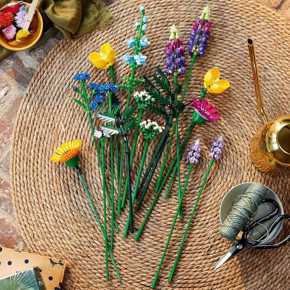 Lego Botanicals Wildflower Bouquet 10313 Building Set for Adults; A Wildflower Gift and an Immersive Project for Adults