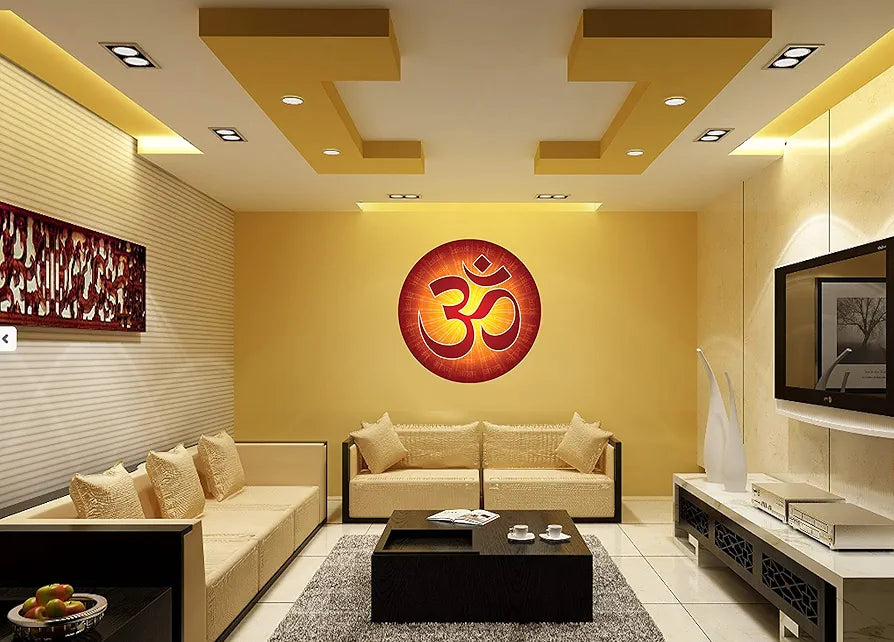 Rangoli White Glossy Vinyl Wall Sticker Premium Self-Adhesive Waterproof Parent-7 Design-15