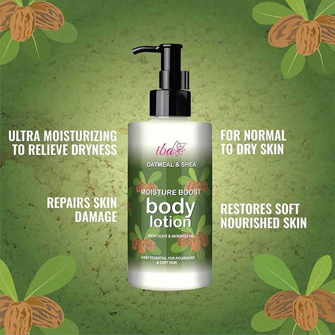 Iba Oatmeal & Shea Moisture Boost Body Lotion - 320 Ml