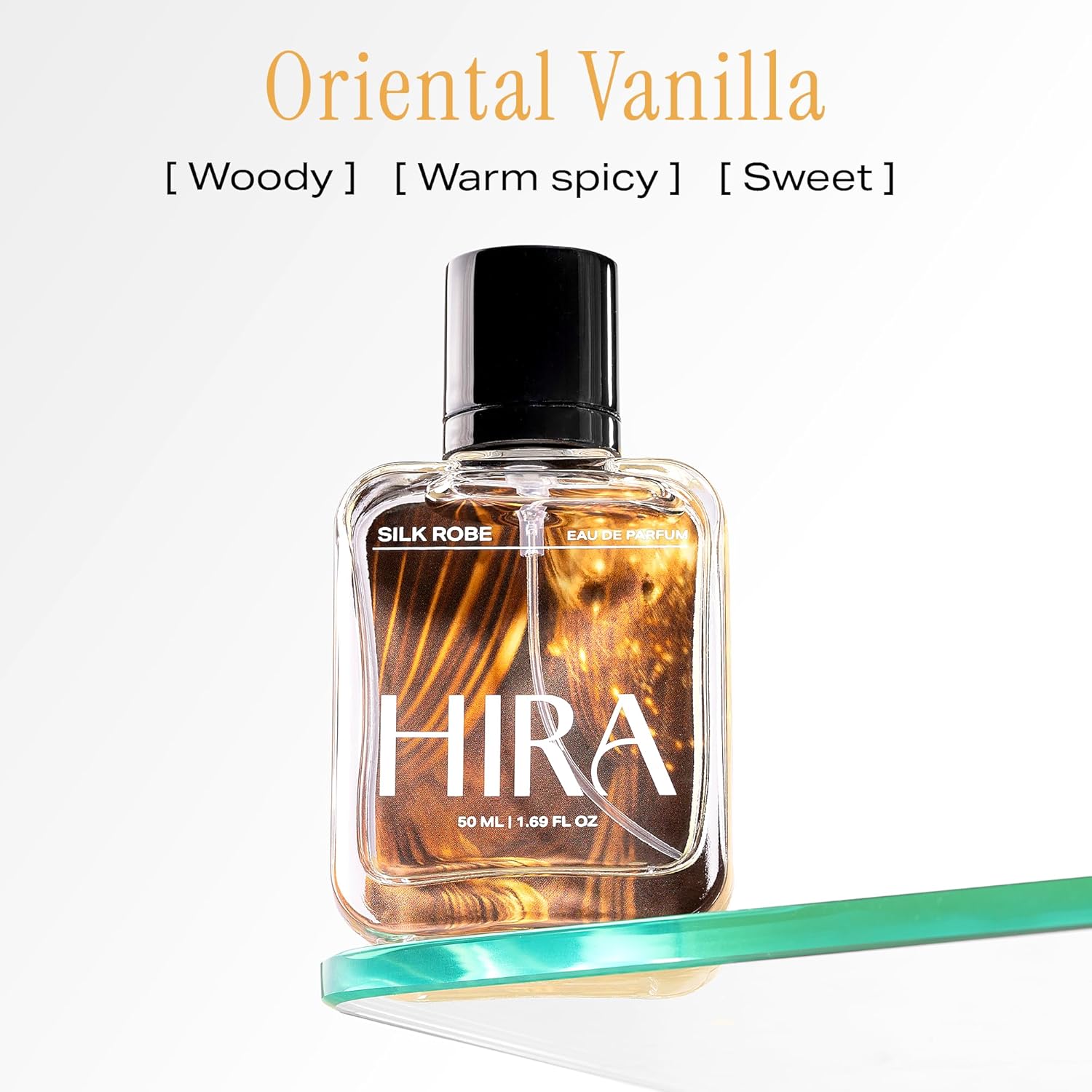 HIRA Silk Robe Perfume for Women 50 ml |arm & Sensual Evening Fragrance |Long Lasting Eau de Parfum Premium Luxury Fragrance | Gifts for Girlfriend, Mother's Day & Date Night Perfume