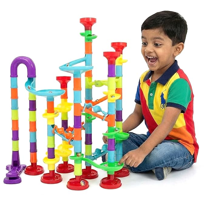 Kidology 3D Marble Run DIY Construction Building Blocks Toys for Kids