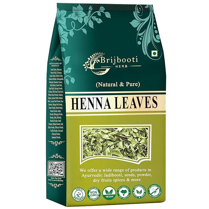 Brijbooti Birju Mahavir Dry Heena Leaves - 200 gms