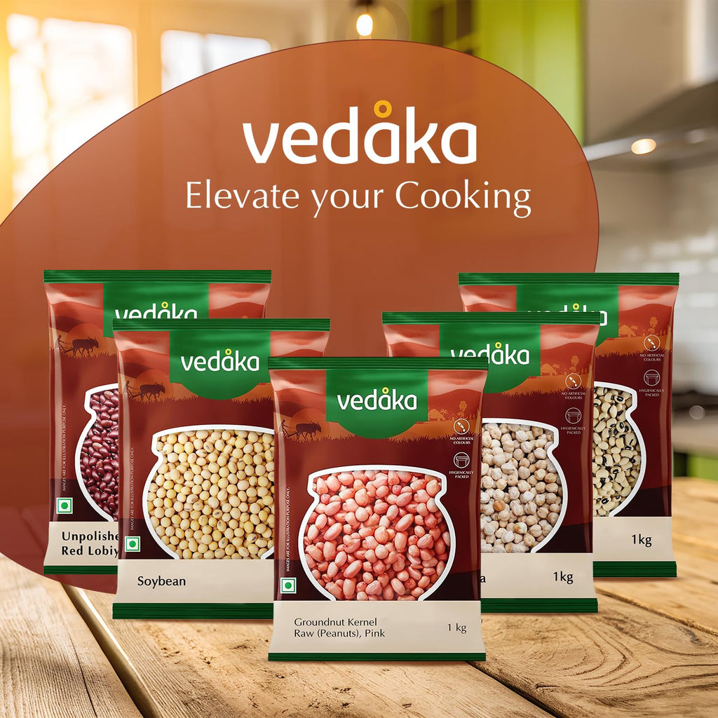 Vedaka Raw Peanuts, Pink, 1kg
