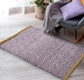 Sashaa World Multipurpose Rug Colour Purple