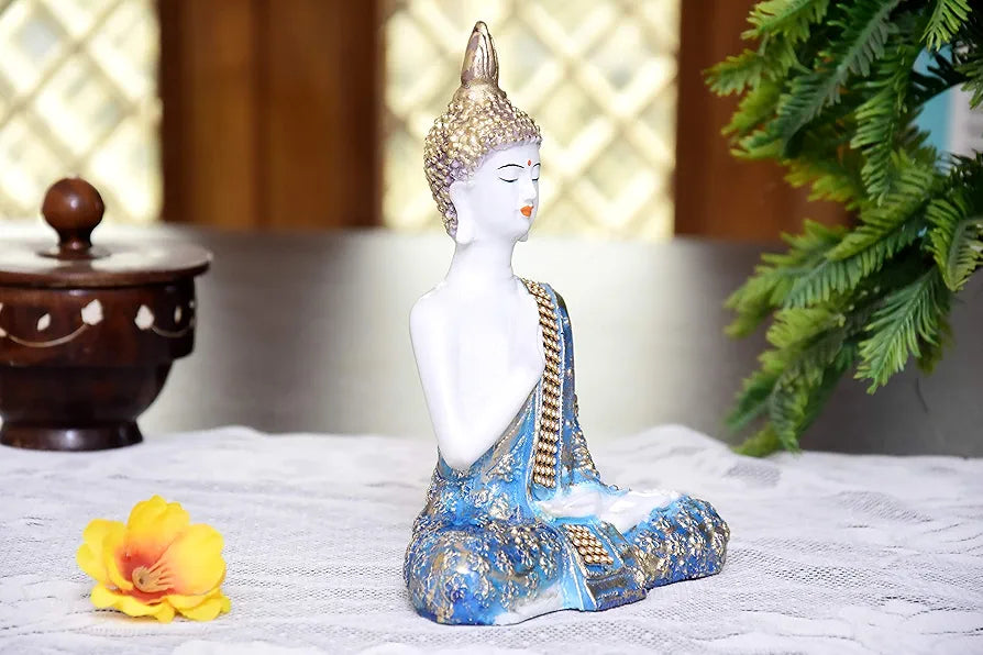 Mariner's Creation Divine Buddha Statue Buddha Statue for Home Decor Showpiece Size-15x8x20cm