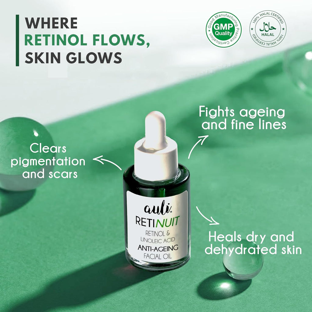 Auli Retinuit 0.3% Retinol Face Oil - 30 ml
