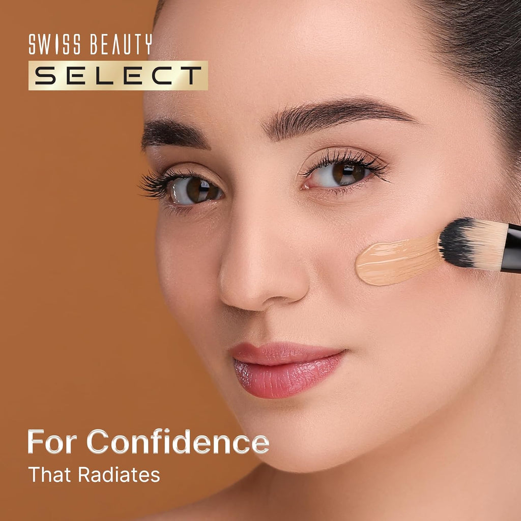 Swiss Beauty Select Super Radiant Hydrating Skin Tint | With Hyaluronic acid | Provides Natural, Dewy Glow | Shade- Creamy Glow, 30gm