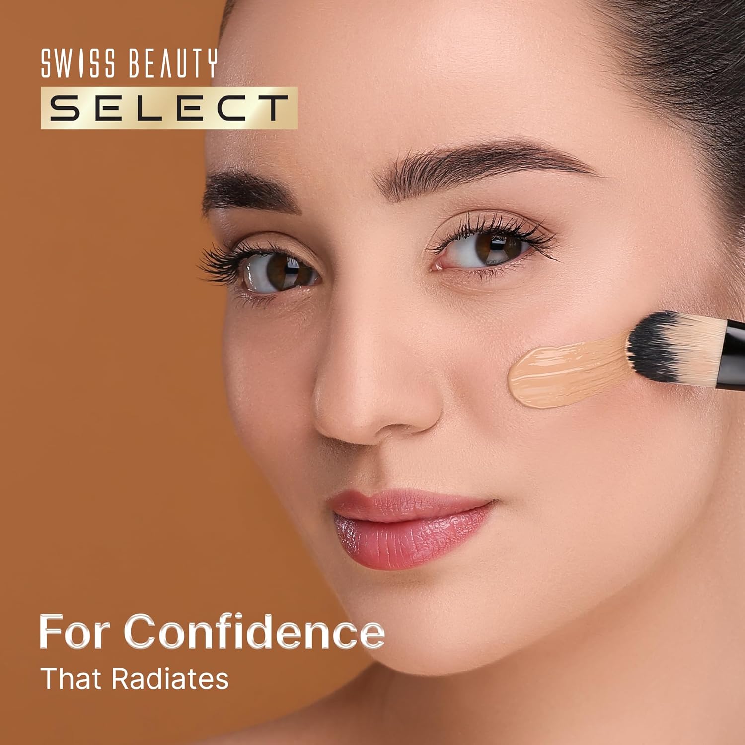 Swiss Beauty Select Super Radiant Hydrating Skin Tint | With Hyaluronic acid | Provides Natural, Dewy Glow | Shade- Creamy Glow, 30gm