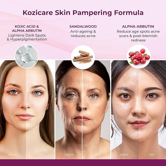 Kozicare Kojic Acid Real Sandalwood Cream - 15 gms