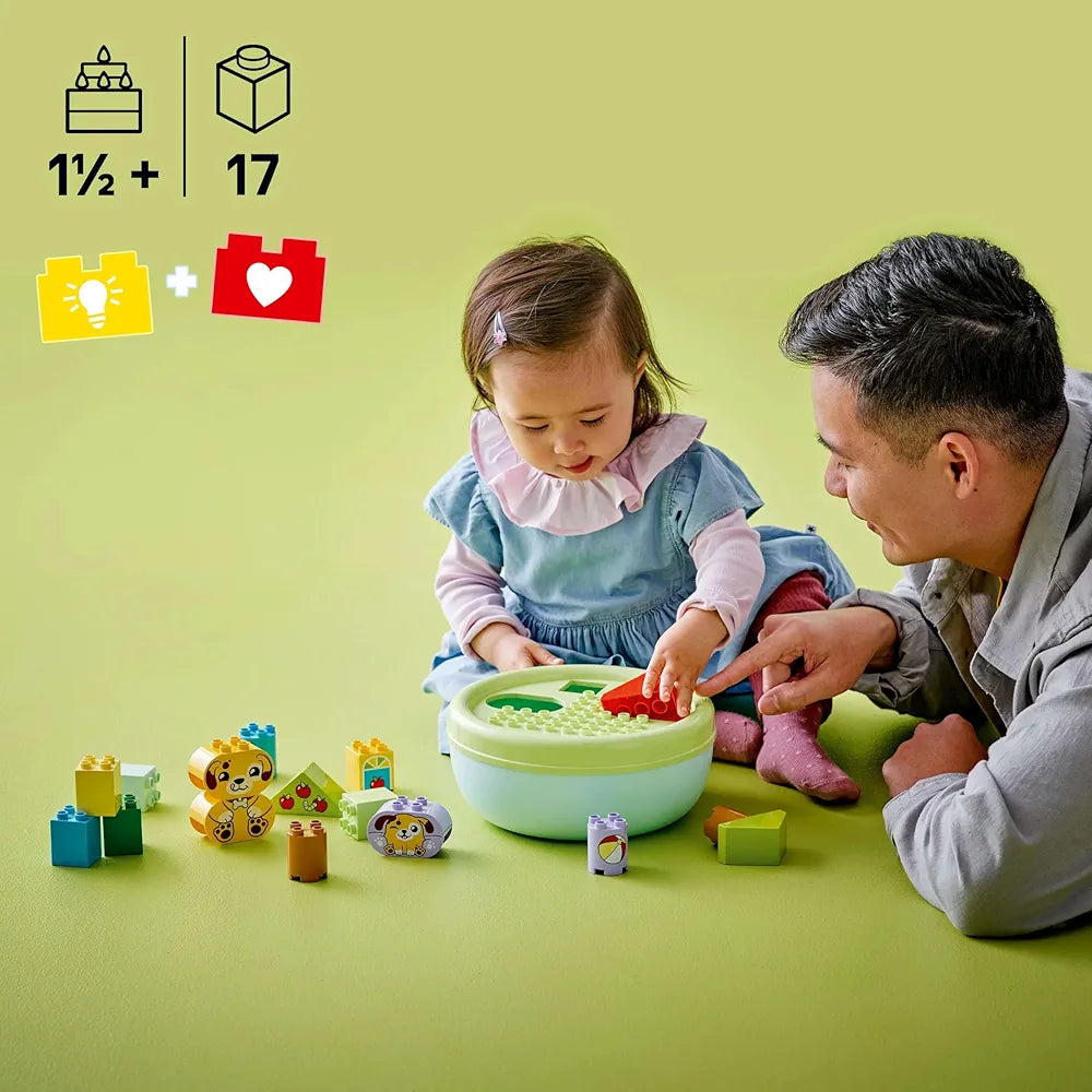 Lego Duplo My First Shape Sorter: Puppy House Toddler Learning Toy 10441 Building Blocks Toys for Gift for Boys and Girls