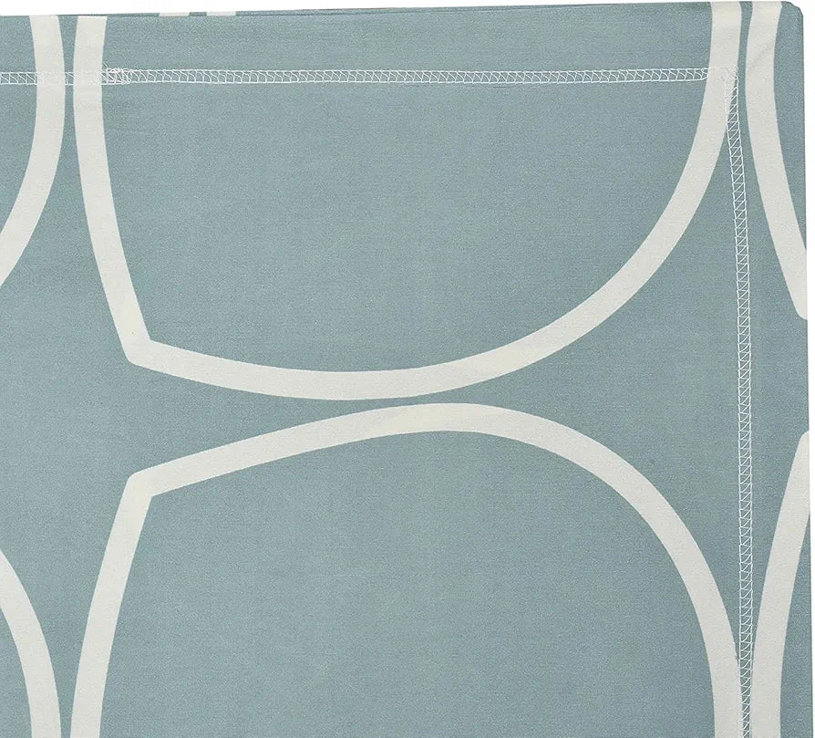 The Home Style Supersoft Cotton Feel Glace Cotton King Size Printed Flat Double Bedsheet wih 2 Pillow Cover 400 TC Cadet Grey